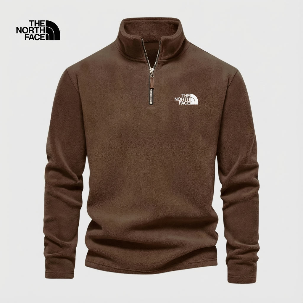 The North Face Premium Thermo-Fleece Pullover met Half-Zip