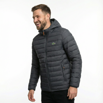 Lacoste® Premium Thermo-Gewatteerde Jas met Capuchon