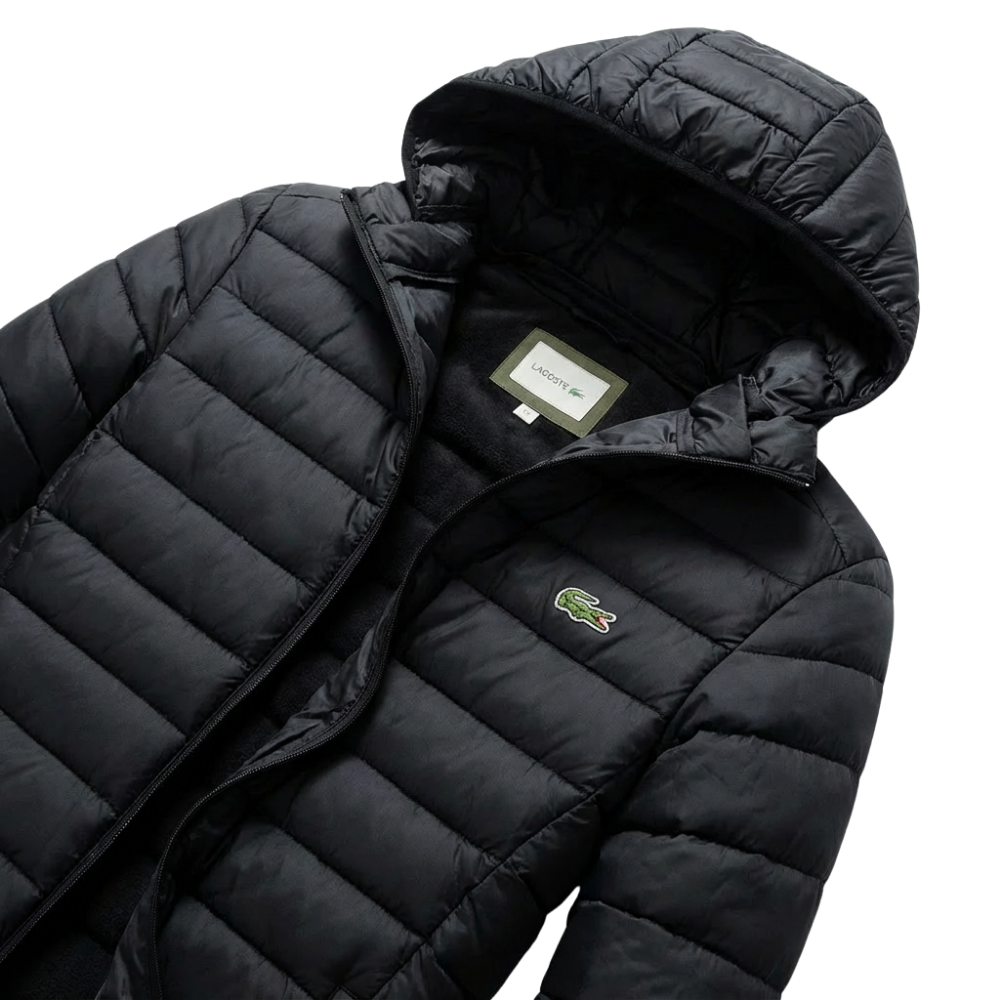 Lacoste® Premium Thermo-Gewatteerde Jas met Capuchon
