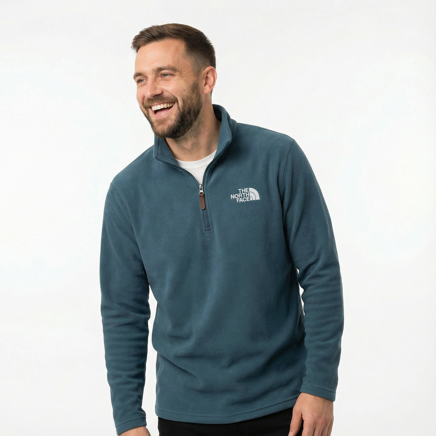 The North Face Premium Thermo-Fleece Pullover met Half-Zip
