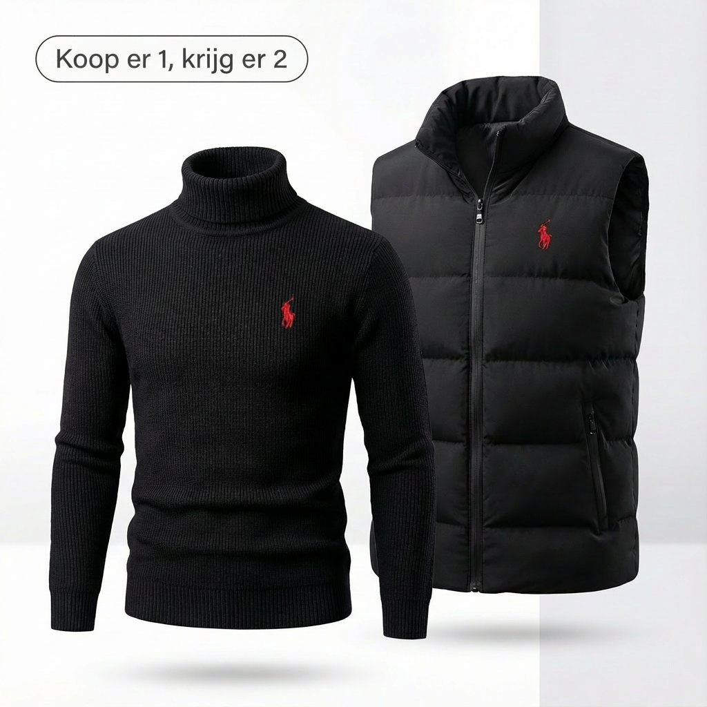 Gilet + Pull Offert Ralph Lauren (DESTOCKAGE)